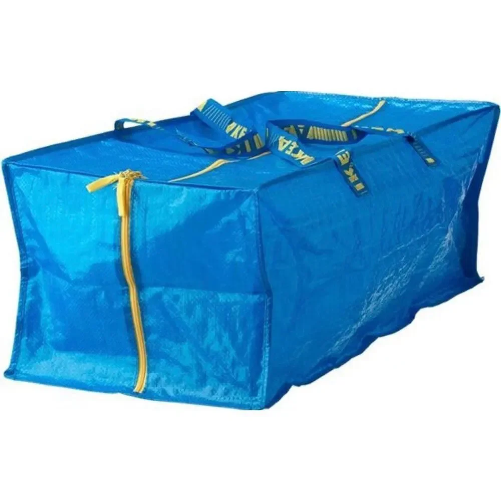 NWT Ikea Frakta Storage Bag / Backpack Blue SET OF 3
